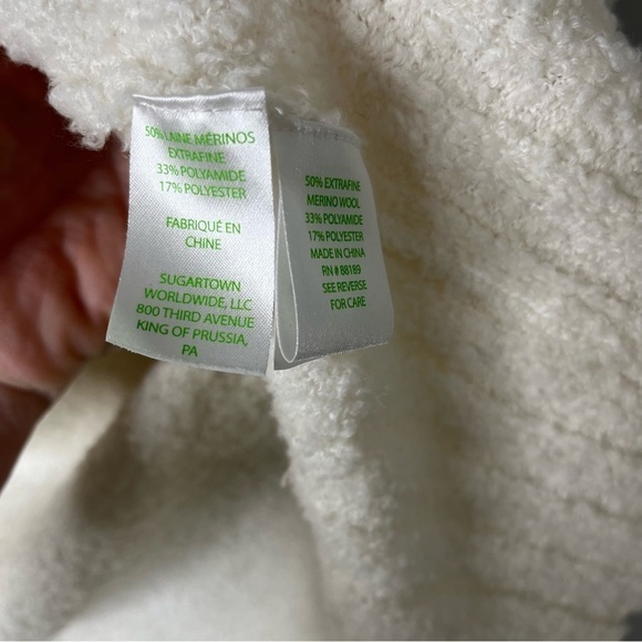 Lilly Pulitzer Zani Cardigan Cream Size Small Cozy Textured Chenille  007011 - Picture 6 of 7